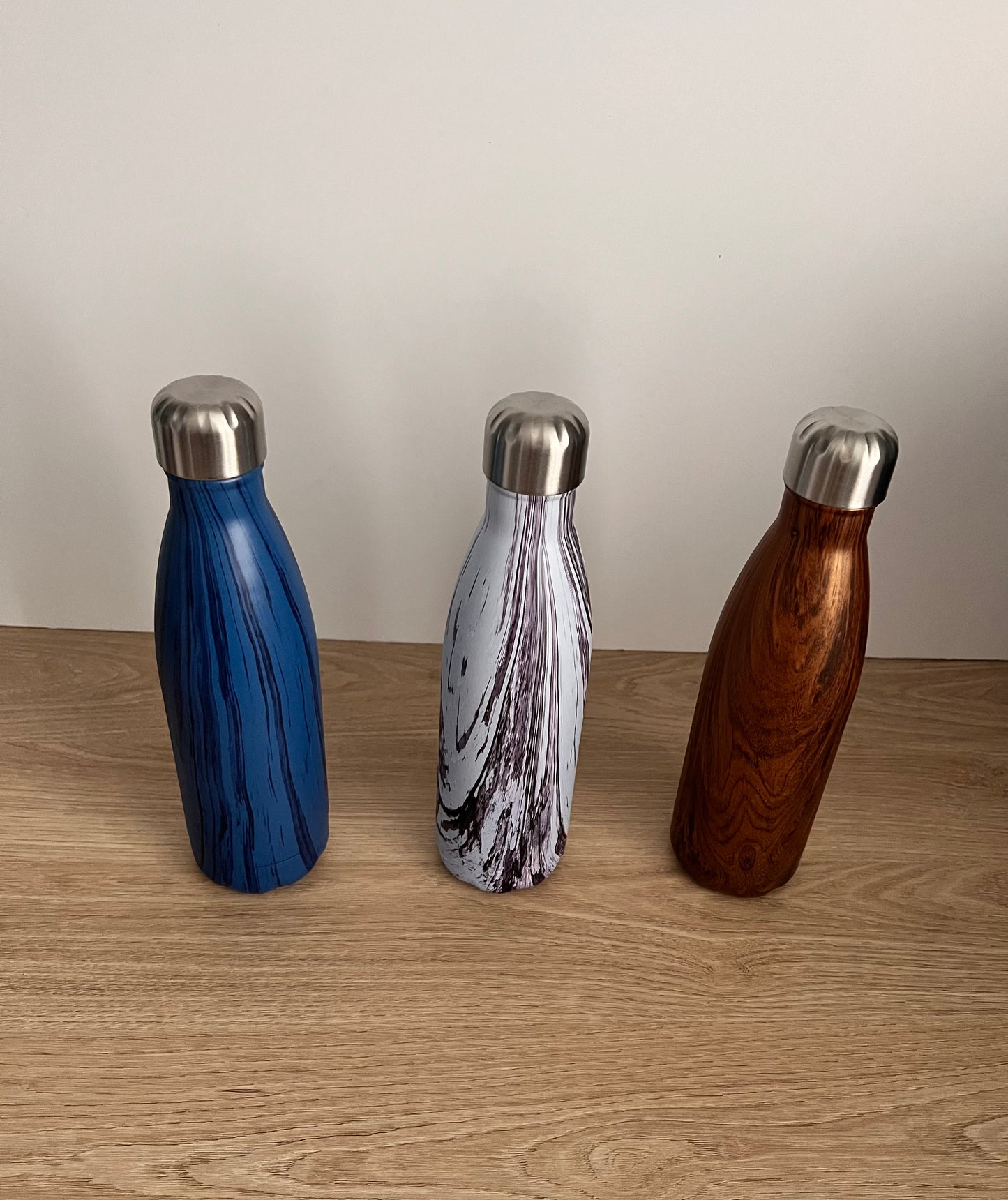 500ml Water Bottle - Grain / Marble Effect