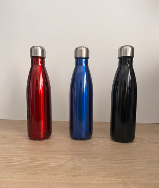 500ml Water Bottle - Glossy
