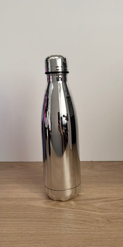 500ml Water Bottle - Metalic Colours