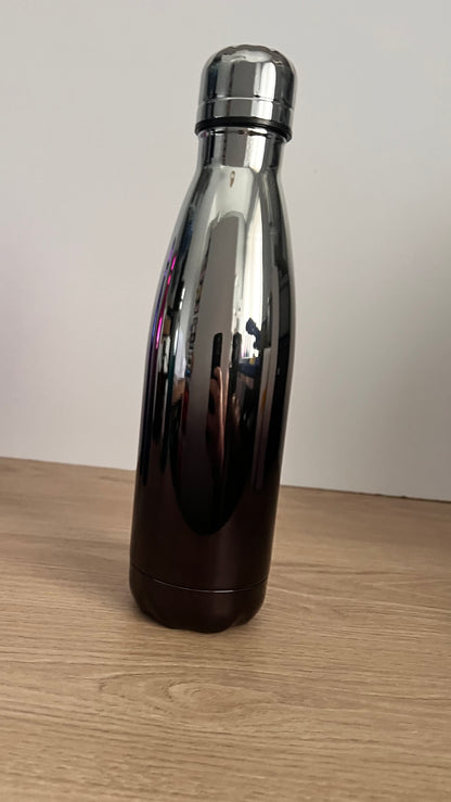 500ml Water Bottle - Metalic Colours