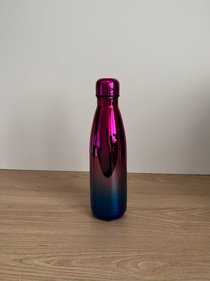 500ml Water Bottle - Metalic Colours