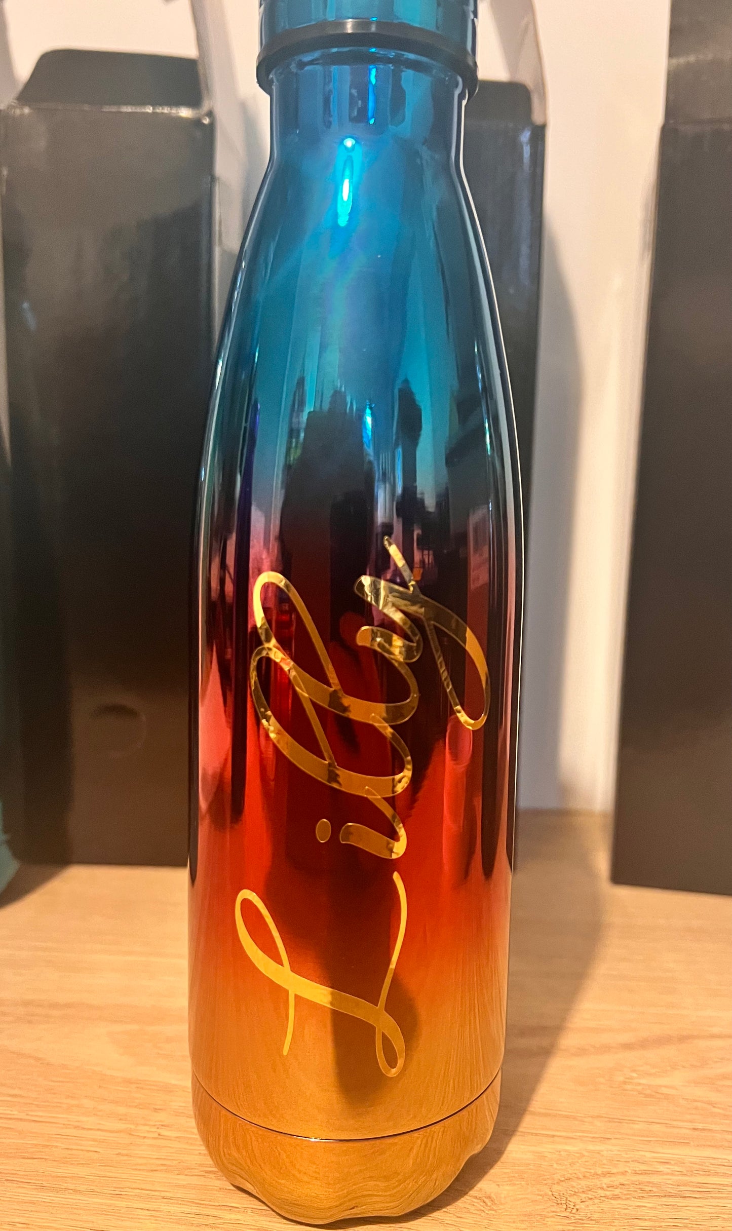 500ml Water Bottle - Metalic Colours