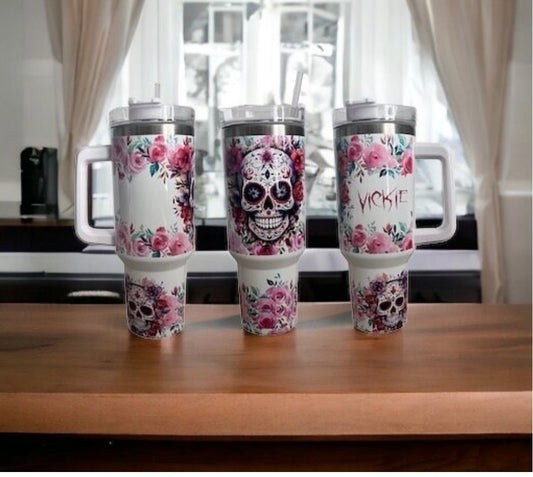 Skeletion Personalised Tumbler