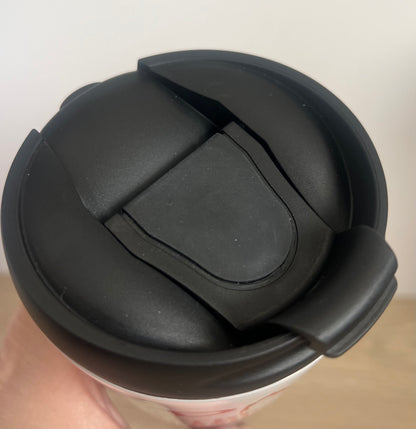 Fun coffee travel mug