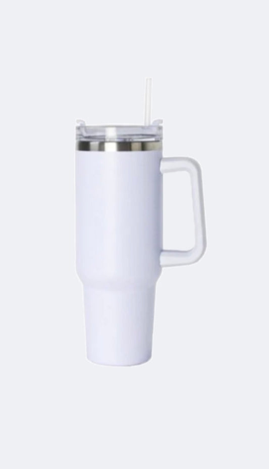 40oz Sublimation Tumbler With Handle - Blank