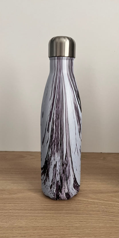500ml Water Bottle - Grain / Marble Effect