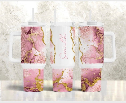 Swirl Pink Tumbler