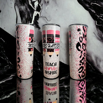 Teachers Tumbler - Teach Love Inspire