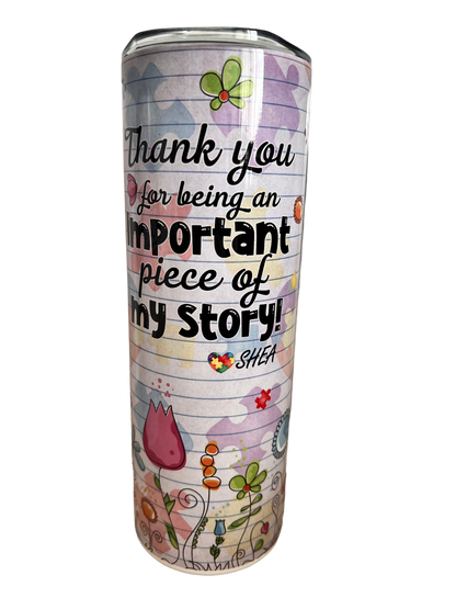 Teachers Story Tumbler