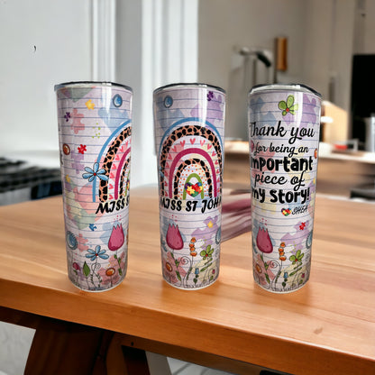 Teachers Story Tumbler