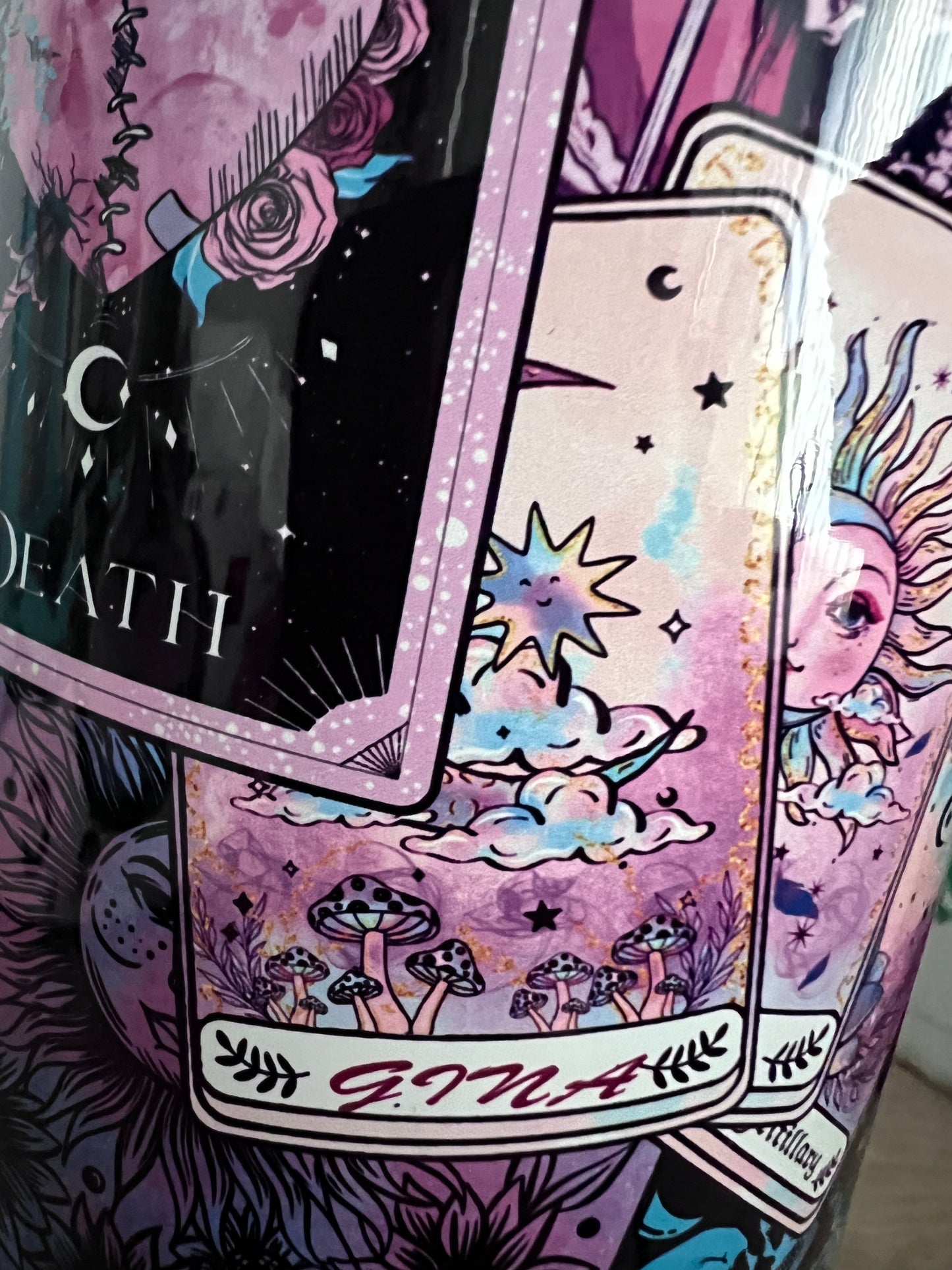 Tarot Card Personalised Tumbler