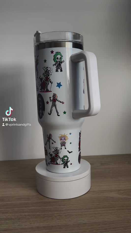 Beetle Juice Personalised Tumbler
