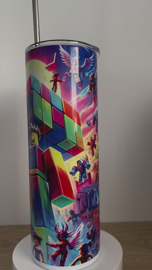 Gamers Blox Tumbler- sliding lid